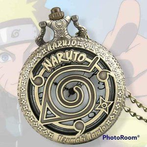 Naruto Pocket Watch NEW Gift